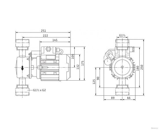 Насос Wilo IP-Z 25/6 EM (4090295), изображение 5