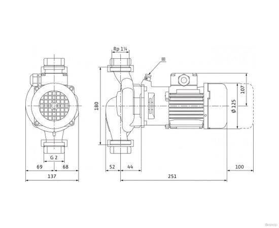 Насос Wilo IPL 30/90-0.25/2 (2089576), изображение 5