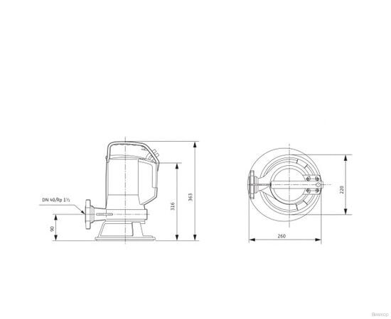 Насос Wilo MTC 40F16.15/7-A/1-230-50 (2081260), изображение 6