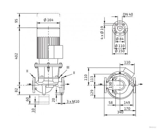 Насос Wilo IL 40/140-0.25/4 (2786162), изображение 5