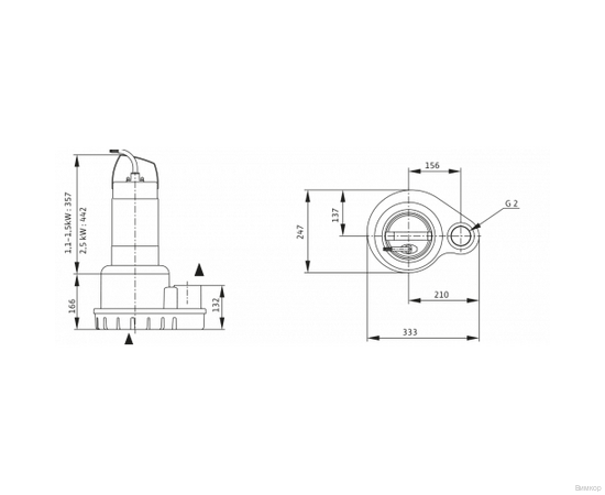 Насос Wilo PADUS UNI M05/M15-523/P  (6084806), изображение 5