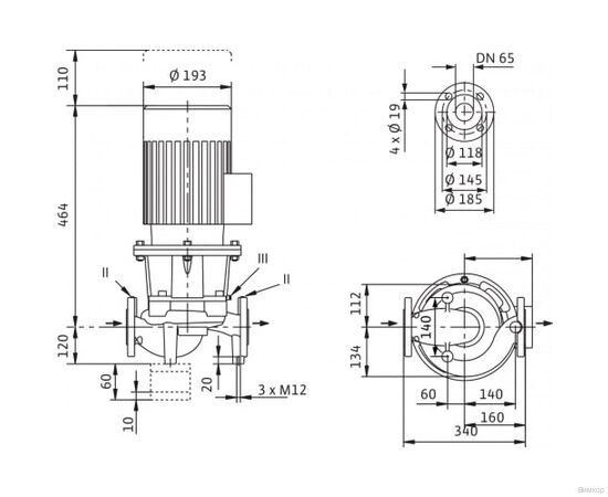 Насос Wilo IL 65/140-1.1/4 (2786170), изображение 5
