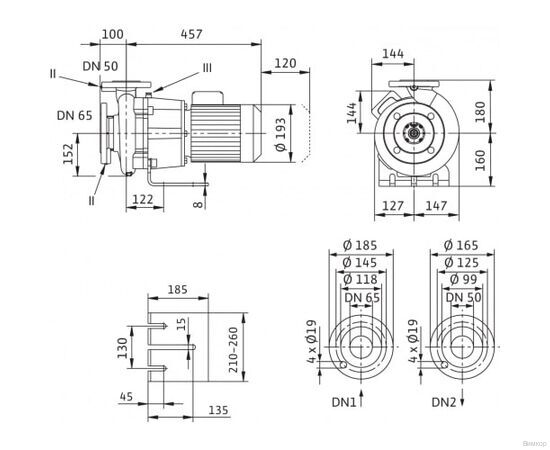 Насос Wilo BL 50/170-1,1/4 (2786277), изображение 4