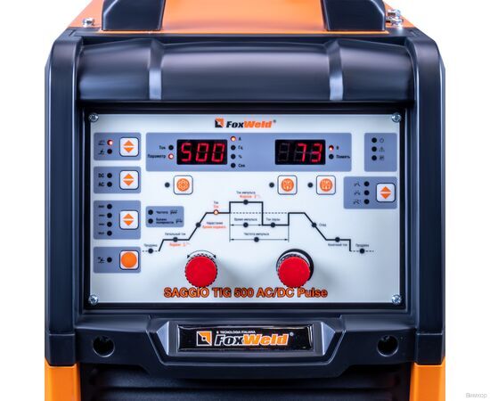 Сварочный аппарат FoxWeld SAGGIO TIG 500 AC/DC Pulse (7588), изображение 5