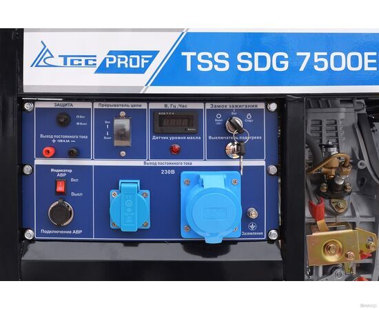 Электрогенератор ТСС SDG 7500EHA (арт. 100026), изображение 2